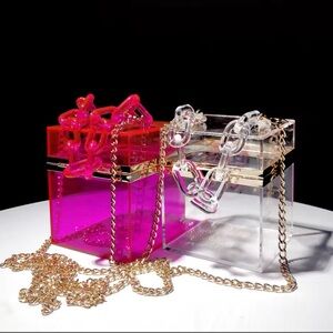Transparent Acrylic Box/Crossbody Bag